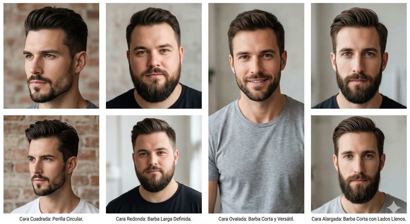 Barba según tu forma de cara: la guía definitiva para encontrar tu estilo perfecto